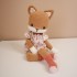 Kit Crochet Socquette, jolie renarde – Coffret Complet, Patron PDF